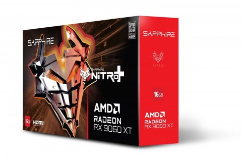 Karta graficzna Radeon RX 9060 XT NITRO+ 16GB GDDR6 128bit DP/2HDMI Karta graficzna Radeon RX 9060 XT NITRO+ 16GB GDDR6 128bit DP/2HDMI