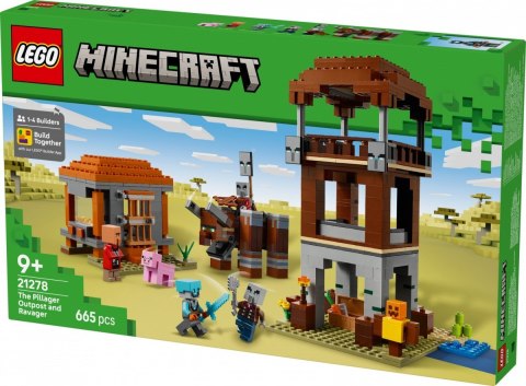Klocki Minecraft 21278 Kryjówka rozbójników i dewastatorów Klocki Minecraft 21278 Kryjówka rozbójników i dewastatorów