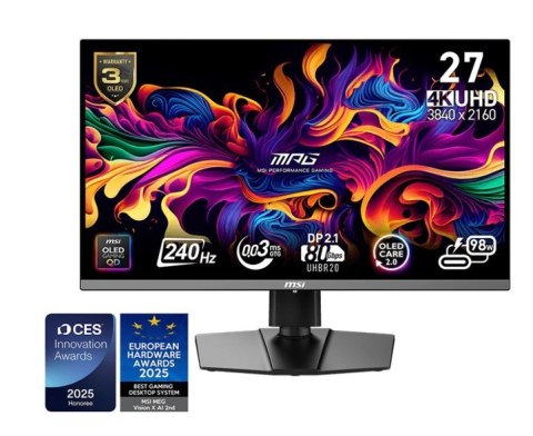 Monitor MPG 272URX QD-OLED LED/UHD/FLAT/240Hz/26.5cala/Black Monitor MPG 272URX QD-OLED LED/UHD/FLAT/240Hz/26.5cala/Black