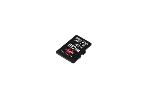 Karta pamięci microSD IRDM 512GB UHS-I U3 A2 + adapter Karta pamięci microSD IRDM 512GB UHS-I U3 A2 + adapter