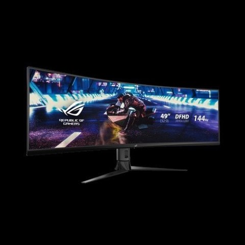 Monitor 49 XG49VQ VA 32:9 (3840 x 1080) ROG Strix 144Hz 4ms 1200nit 125% sRGB HDR400 HDMI DP USB B 2xUSB3.0 GŁOŚNIK Monitor 49 XG49VQ VA 32:9 (3840 x 1080) ROG Strix 144Hz 4ms 1200nit 125% sRGB HDR400 HDMI DP USB B 2xUSB3.0 GŁOŚNIK