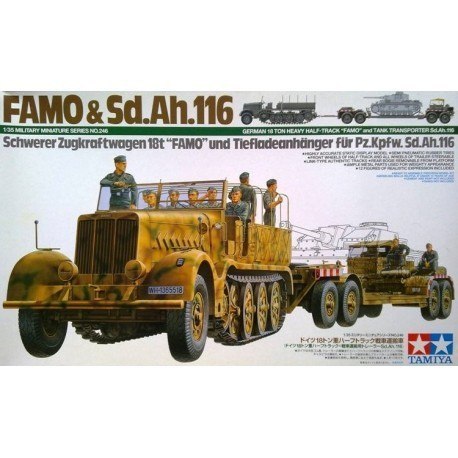 Model plastikowy FAMO with Tank Transporter Model plastikowy FAMO with Tank Transporter