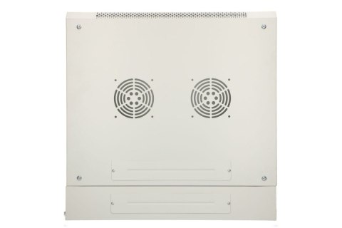 Szafka wisząca rack 12U 600x600 szara dwusekcyjna Szafka wisząca rack 12U 600x600 szara dwusekcyjna