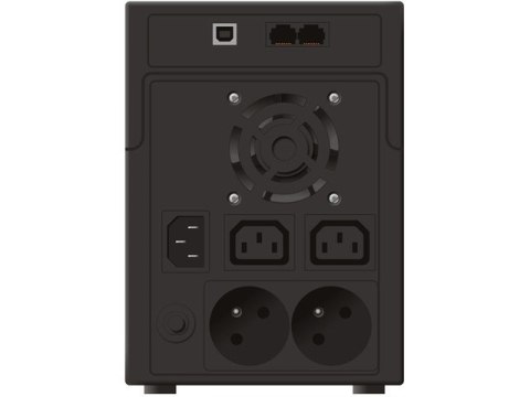 UPS LINE-INTERACTIVE 2200VA 2X 230V PL + 2X IEC OUT,RJ11/RJ45 IN/OUT, USB, LCD UPS LINE-INTERACTIVE 2200VA 2X 230V PL + 2X IEC OUT,RJ11/RJ45 IN/OUT, USB, LCD