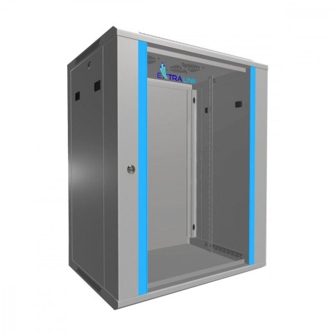 Szafa rack 15U 600x450mm szara wisząca Szafa rack 15U 600x450mm szara wisząca