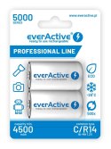 Akumulatorki C / R14 everActive Ni-MH Ni-MH 5000 mAh Professional line (box 2 szt.) Akumulatorki C / R14 everActive Ni-MH Ni-MH 5000 mAh Professional line (box 2 szt.)