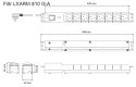 Listwa przeciwprzepięciowa LXARM 810, 3L, PDU, 5,0m, czarna Listwa przeciwprzepięciowa LXARM 810, 3L, PDU, 5,0m, czarna