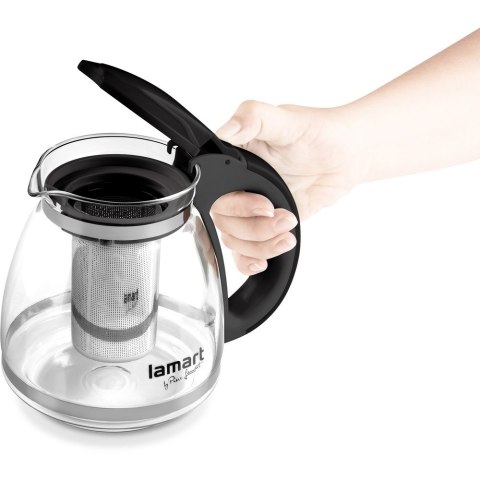 Dzbanek z zaparzaczem LT7027 czarny 1,5L Dzbanek z zaparzaczem LT7027 czarny 1,5L