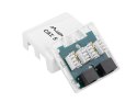 Gniazdo natynkowe 2x RJ45 Kat.5E białe Gniazdo natynkowe 2x RJ45 Kat.5E białe