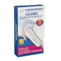 Słuchawka douszna bluetooth Celebes biała Słuchawka douszna bluetooth Celebes biała