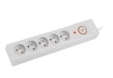 Listwa zasilająca Z5 1.5M 5x230V 10A Z5/15/SZ szara Listwa zasilająca Z5 1.5M 5x230V 10A Z5/15/SZ szara