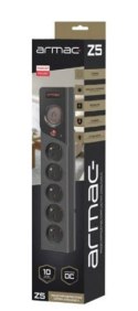 Listwa zasilająca Z5 3m 5x230V 10A Z5/30/CZ czarna Listwa zasilająca Z5 3m 5x230V 10A Z5/30/CZ czarna