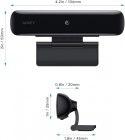 PC-W1 Kamera internetowa USB | Full HD 1920x1080 | 1080p | 30fps | mikrofony stereo z redukcja hałasu PC-W1 Kamera internetowa USB | Full HD 1920x1080 | 1080p | 30fps | mikrofony stereo z redukcja hałasu