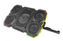 Podstawka chłodząca gaming LED RGB Breva Podstawka chłodząca gaming LED RGB Breva