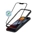 Szkło ochronne Anti-Bacterial 3D Armour Glass iPhone 16e / iPhone 14 / iPhone 13 / iPhone 13 Pro z ramką instalacyjną Szkło ochronne Anti-Bacterial 3D Armour Glass iPhone 16e / iPhone 14 / iPhone 13 / iPhone 13 Pro z ramką instalacyjną