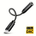 ADA-HC Zewnętrzna karta dźwiękowa USB-C 32bit DAC 3.5mm (F) złącze, 384kHz ADA-HC Zewnętrzna karta dźwiękowa USB-C 32bit DAC 3.5mm (F) złącze, 384kHz
