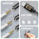 ADA-HC Zewnętrzna karta dźwiękowa USB-C 32bit DAC 3.5mm (F) złącze, 384kHz ADA-HC Zewnętrzna karta dźwiękowa USB-C 32bit DAC 3.5mm (F) złącze, 384kHz