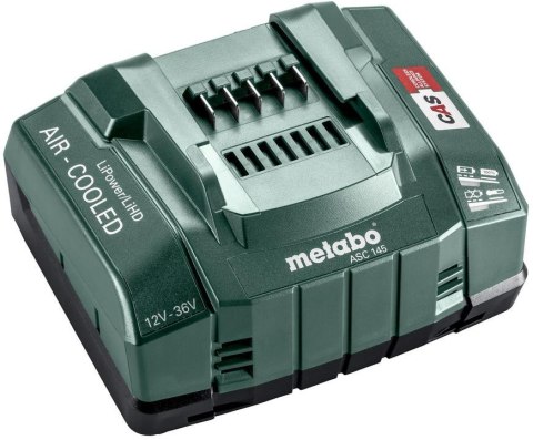 Szybka ładowarka Metabo ASC 145, 12-36 V, „AIR COOLED", UE Szybka ładowarka Metabo ASC 145, 12-36 V, „AIR COOLED", UE