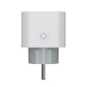 Inteligentne gniazdko Wi-Fi 16A Pomiar zużycia energii, wielopak 3 szt., AS-01, białe Inteligentne gniazdko Wi-Fi 16A Pomiar zużycia energii, wielopak 3 szt., AS-01, białe