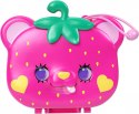 Zestaw figurek Polly Pocket Truskawkowy miś Zestaw kompaktowy Zestaw figurek Polly Pocket Truskawkowy miś Zestaw kompaktowy