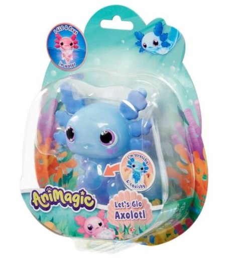 Figurka Animagic Axolotl, niebieski