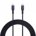 CB-SCC241 kabel USB-C - USB-C 1m 240W PD 5A 20V silikonowy czarny