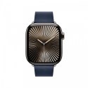 Pasek w kolorze głębinowego błękitu z klamrą nowoczesną do koperty 42 mm - rozmiar S Pasek w kolorze głębinowego błękitu z klamrą nowoczesną do koperty 42 mm - rozmiar S