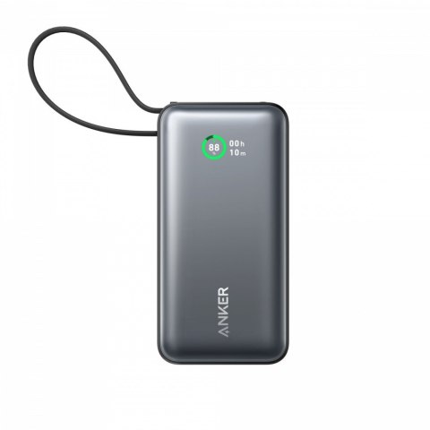 Powerbank 545 NANO 30W 10000mAh z wbudowanym kablem USB-C, czarny
