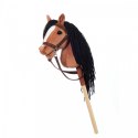 Koń na kiju Hobby Horse HOPPIHORSE A4 Bay - ciemny brąz, maść gniada Koń na kiju Hobby Horse HOPPIHORSE A4 Bay - ciemny brąz, maść gniada