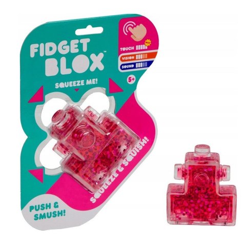 Spinner Fidget Blox Squeeze Me czerwony