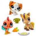 Zestaw figurek Littlest Pet Shop G7 S3 Pet Trios Tuba 3-pak Zestaw figurek Littlest Pet Shop G7 S3 Pet Trios Tuba 3-pak