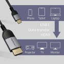 Kabel Adapter USB-C na HDMI high speed 4K | 60Hz | 32AWG | 2m Kabel Adapter USB-C na HDMI high speed 4K | 60Hz | 32AWG | 2m