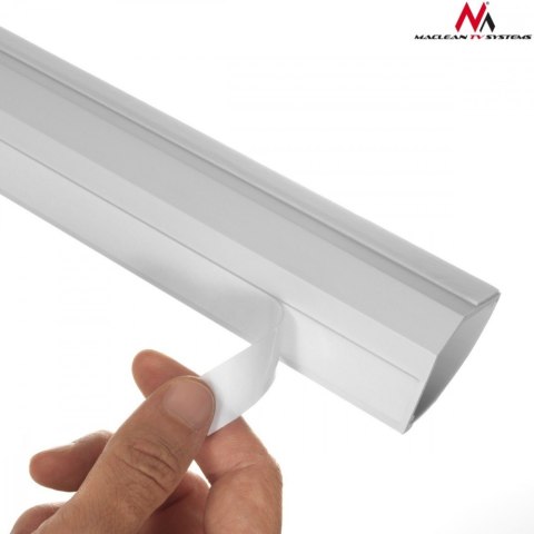 Listwa maskująca kanał kablowy 1.5m 43x23 mm Biała MCTV-575 z taśmą Listwa maskująca kanał kablowy 1.5m 43x23 mm Biała MCTV-575 z taśmą
