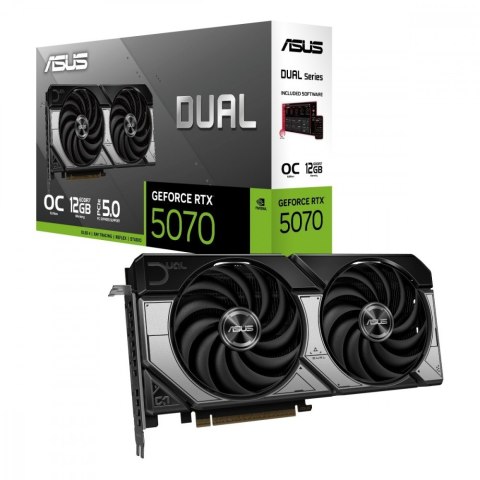 Karta graficzna GeForce RTX 5070 DUAL 12GB GDDR7 192BIT HDMI/3DP Karta graficzna GeForce RTX 5070 DUAL 12GB GDDR7 192BIT HDMI/3DP