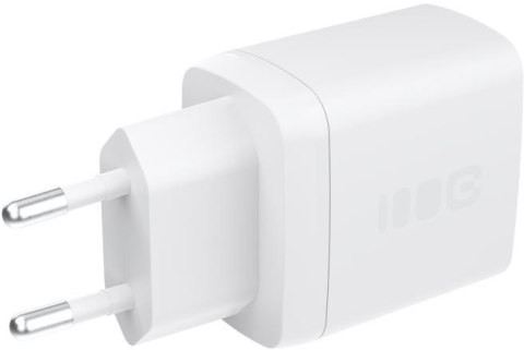 ŁADOWARKA SIECIOWA Greencell PowerSource Duo30 30W 1xUSB-C 1xUSB-A PD 3.0 QC 4.0+ biała