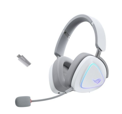 Słuchawki ROG Delta II Wireless 2.4GHz/BT/3.5 Białe Słuchawki ROG Delta II Wireless 2.4GHz/BT/3.5 Białe
