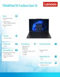Ultrabook ThinkPad X1 Carbon G13 21NX009BPB W11Pro Ultra 7 255U/32GB/1TB/INT/14.0 2.8K/Black/3YRS Premier Support Plus + CO2 Off