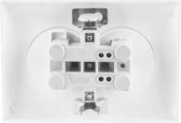 Gniazdo podwójne z uziemieniem VCX LC 16