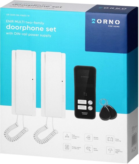 Domofon ORNO OR-DOM-BA-936ZD/W 2-żyłowy