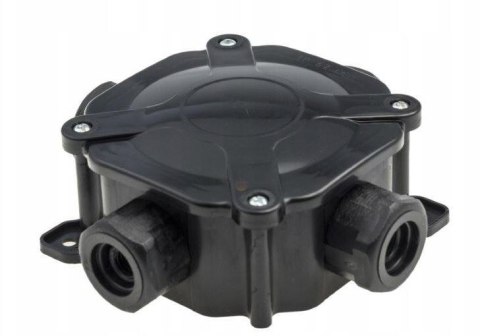 Puszka natynkowa hermetyczna PG16, IP 67 (5x4mm2), kolor czarny PAWBOL A.0035C