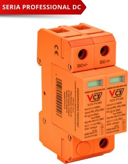 Ogranicznik przepięć fotowoltaiczny DC klasy C 2P (T2) 1000V PV 385