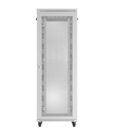 Szafa instalacyjna rack stojąca 19" 47U 800x1200 szara drzwi perforowane LCD ( flat pack) V2 Szafa instalacyjna rack stojąca 19" 47U 800x1200 szara drzwi perforowane LCD ( flat pack) V2