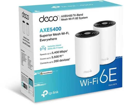 DOMOWY SYSTEM MESH WIFI TP-LINK Deco XE75(2-pack) DOMOWY SYSTEM MESH WIFI TP-LINK Deco XE75(2-pack)