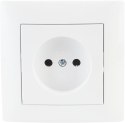 Gniazdo pojedyncze VCX LC 07 Biały