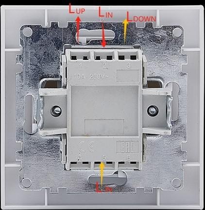 Łącznik żaluzjowy pojedynczy (dwuklawiszowy) VCX LC 12 Biały