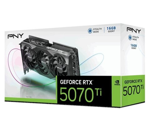 Karta graficzna GeForce RTX5070Ti 16GB VCG5070T16TFXPB1 Karta graficzna GeForce RTX5070Ti 16GB VCG5070T16TFXPB1