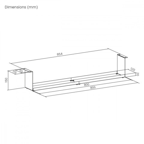 Kompaktowy organizer na kable MC-107 B Kompaktowy organizer na kable MC-107 B