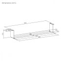 Kompaktowy organizer na kable MC-107 W