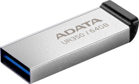 Adata Pendrive UR350 64GB USB3.2 Gen2 Metal czarny Adata Pendrive UR350 64GB USB3.2 Gen2 Metal czarny