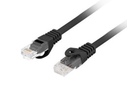 Patchcord kat.6 UTP LSZH CU 1m czarny fluke passed
